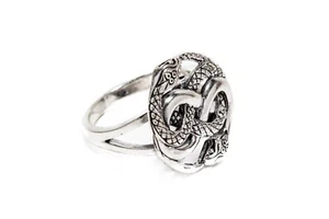 Paradies Schlangen Ring Aurin 925er Silber Symbol Schmuck NEU - Picture 1 of 1
