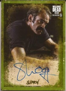 Walking Dead Season 8 Part 1 Steven Ogg Autograph Simon A-SO /25 Mold