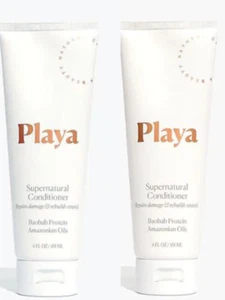 PLAYA Supernatural Conditioner 4 fl oz Baobab protein Amazonian Oils. LOT of 2 - Picture 1 of 7