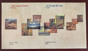 CANADA - 1995 THE GROUP OF SEVEN / PAINTINGS - FOLDER ( 3 MS MNH) - Picture 1 of 3