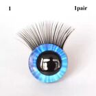 10 Colors Plastic Safety Eyes 12Mm Eyes With Eyelash  Doll Accessories