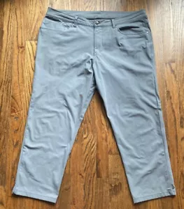 Lululemon ABC Classic-Fit 5 Pocket Pants Mens 38x28 Warpstreme Stretch Gray - Picture 1 of 11