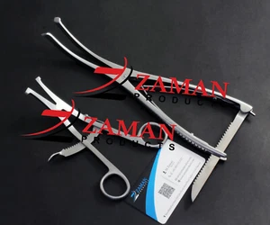 Lamina Spreaders Cloward Cervicale 02 PZ Set Strumenti Ortopedici Chirurgici ZP - Foto 1 di 4