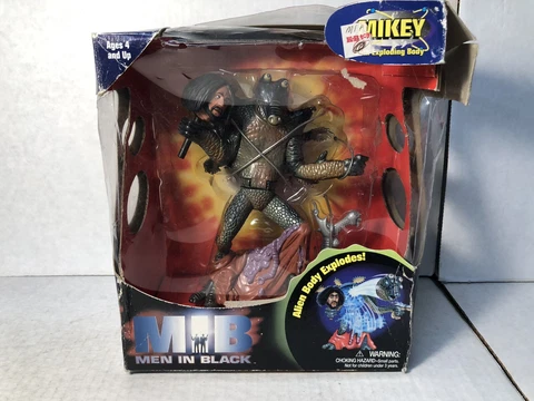 Galoob Men In Black MIB Mikey With Exploding Body Alien Action Figure 1997 Cover