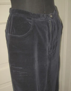 Girl's THE LIMITED Navy Blue Velour Velvety Pants 16 - Picture 1 of 5