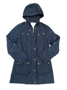 Barbour Women's Navy Raincoat Size UK 10 - Foto 1 di 4