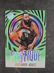 Tarjeta de baloncesto 2019-20 Panini Illusions - Mystique James Harden #1 Emerald NBA - Imagen 1 de 2