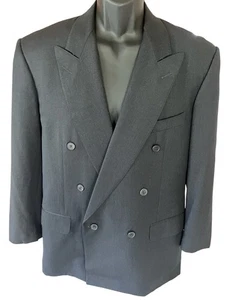 Chaqueta Blazer Ermenegildo Zegna Lana Tindari Para Hombre 52R Gris Oscuro Neiman-Marcus - Imagen 1 de 13