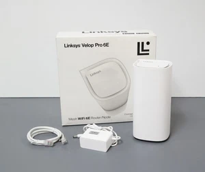 Linksys Velop Pro 6E AXE5400 MX6201 Tri-Band Mesh Wi-Fi 6E Router - Bild 1 von 5