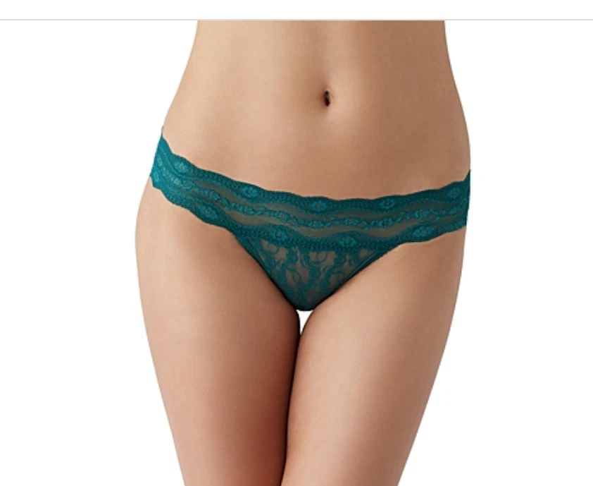 Braguita de bikini B.tempt'd by Wacoal para mujer de encaje beso, verde talla S 10146 Foto 1 de 1