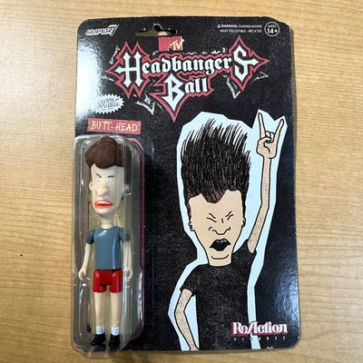 Фигурка Beavis & Butt-Head Headbangers Ball Super7 ReAction Butt-Head 3,75 дюйма - Изображение 1 из 2