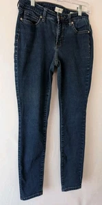 Wonderly Women's Jeans Blue Medium Wash Mid Rise Denim Skinny Size 8 - Picture 1 of 7