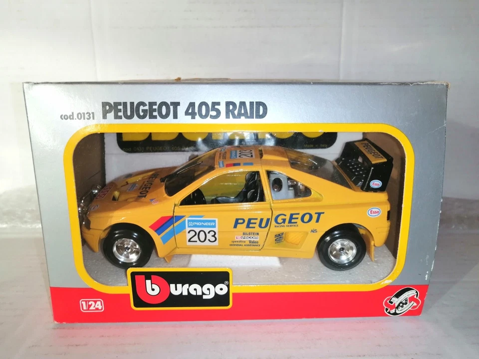 PEUGEOT 405 RAID BURAGO SCALA 1/24 COD.0131 - Immagine 1 di 1