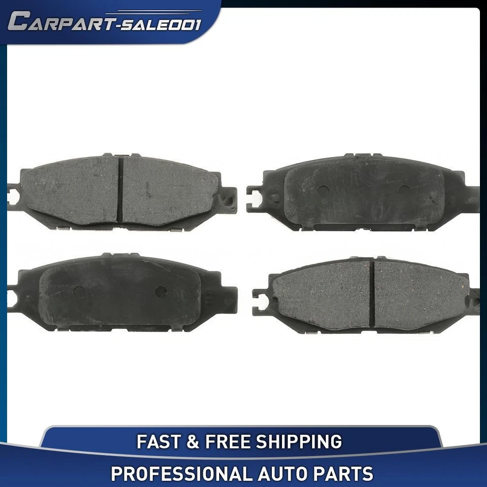 Rear Brake Pad Set for 1993 1994 1995 1996 1997 1998 1999 2000 Lexus LS400 4.0L - Image 1 of 1