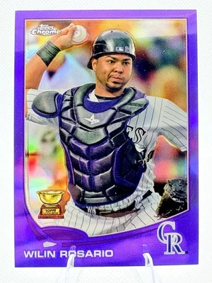 Topps Chrome 2013 - Wilin Rosario #176 refractor púrpura Foto 1 de 2
