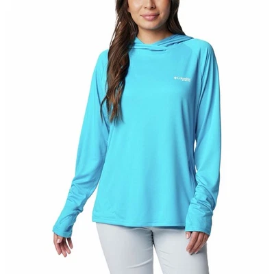Sudadera con capucha Columbia PFG Solar Stream Elite $70 al por menor nueva con etiquetas pequeña para mujer Foto 1 de 4
