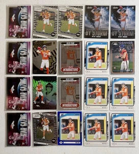 2024 Bo Nix Rookie RC Lot (20) Inserts, Parallels & More Denver Broncos - Picture 1 of 5
