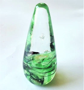 Vintage Paperweight The Glassworks Unique Hand Blown Sphere Wicklow Ireland - Picture 1 of 5