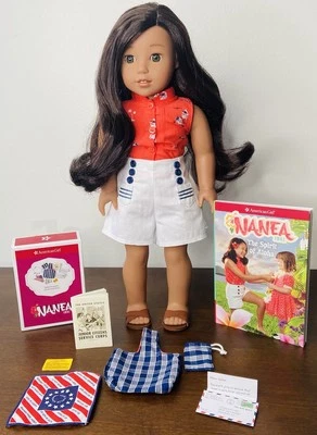 Nanea Mitchell Doll American Girl Book Meet Accessories Box Outfit 2017 - Image 1 of 4