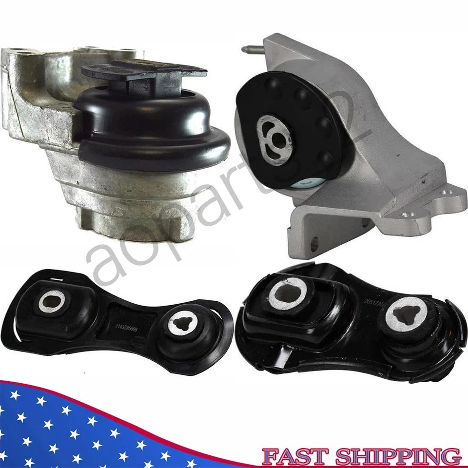 Juego de montaje de puntal de motor, transmisión y par 4 piezas. Ford Taurus 2013-2016 3,5 L Foto 1 de 4