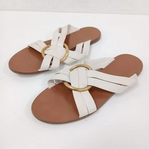 Chloé Creme Riemchen Sandalen UK6 EU39 Damen Slipper Sommer Designer RMF09-ER - Bild 1 von 5