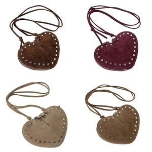 Crossbody Purse for Women Small Crossbody Bags Trendy Faux Suedes Shoulder Bag - Picture 1 of 12