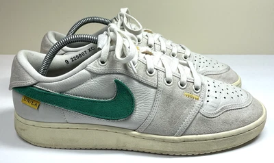 Nike Jordan 1 AJKO retrô baixo OG x Union LA couro masculino tamanho 9 faltando 3 cheques - Imagem 1 de 4