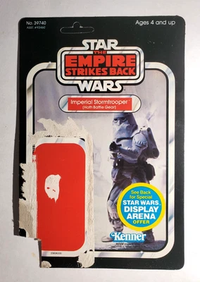 Tarjetero vintage 1981 Star Wars ESB IMPERIAL STORMTROOPER 45 reverso sin perforar Foto 1 de 4