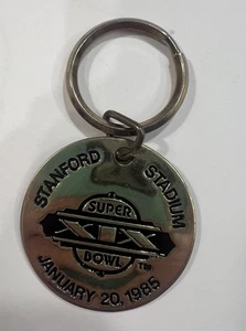 Vintage 1985 Super Bowl Xix Messing Schlüsselanhänger großer Kreis Sanford Stadium schön! H4 - Bild 1 von 2