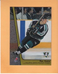 Paul Kariya 1998-99 Mejor Doble Cara Misterio Final #M14 Anaheim Ducks Casi Nuevo-Como Nuevo - Imagen 1 de 2