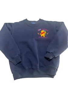 Vintage 90's Winnie the Pooh  Crewneck Sweatshirt Purple Size Youth S - Picture 1 of 6