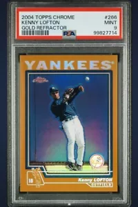 2004 Topps Chrome Gold Refractor #266 Kenny Lofton - Psa 9 - Imagen 1 de 2
