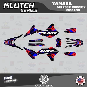 Graphics Kit for YAMAHA WR250X WR250R (2008-2021) KLUTCH-red-blue - Picture 1 of 6