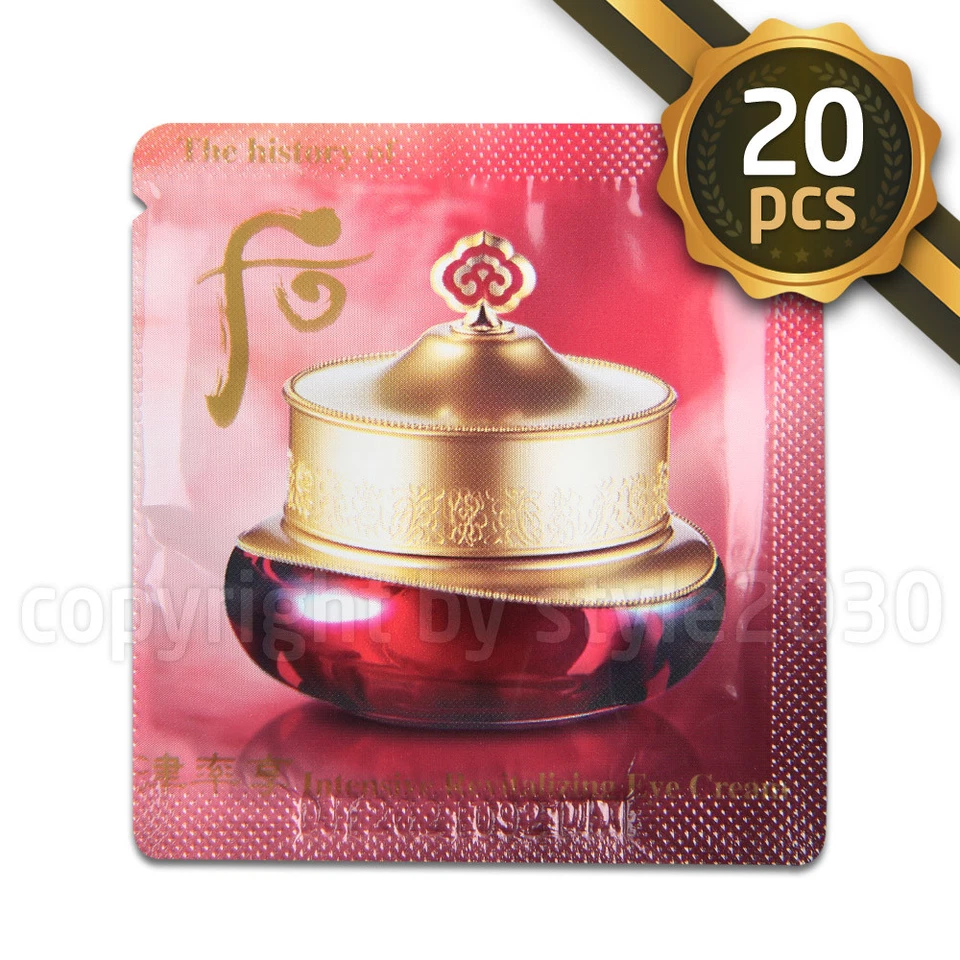 Крем для глаз The history of Whoo Jinyul 1 мл x 20 шт. (20 мл) против морщин антивозрастной - Изображение 1 из 1