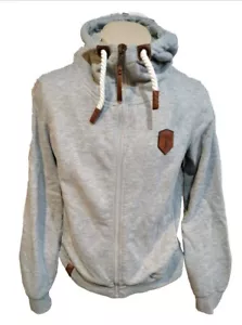 Naketano Herren Hoodie Gr. L grau Kapuzenreißverschluss - Bild 1 von 15
