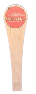 Sullivans Brewing Company Bar Craft Beer Keg Wood Wooden Tap Handle 10" Man Cave - Picture 1 of 8