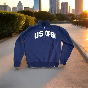 Sudadera US Open Hombre Tenis Bordada Azul Marino Marca 47 Talla L 2019 Pullover - Imagen 1 de 8