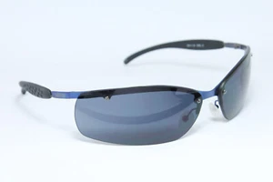 XL CHERVO 11-S C.2 Top Bar Titanium Vintage Sunglasses Lightweight Golf Wrap - Picture 1 of 6