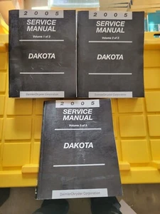 2005 Dodge Dakota Pickup Truck OEM Factory Service Manuals 3 PC - Picture 1 of 1