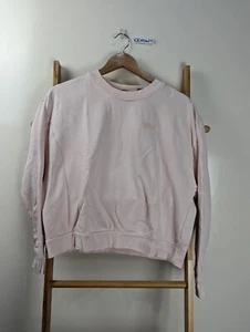 Levi's Light Pink Crew Neck Pullover Sweatshirt Embroidered Logo Size XS - Picture 1 of 7
