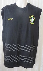 DIAMOND SUPPLY GRIPTAPE TEE Black Large Sleeveless Grizzly #10 - Picture 1 of 4