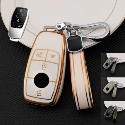 Funda TPU para llave de coche para Mercedes Benz E S W213 E300 E400 E43 GLA GLB GLC GLE  Foto 1 de 4