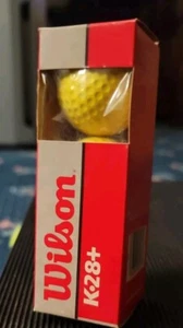 Vintage WILSON K•28+ Yellow Golf Balls NEW Boxed - Picture 1 of 3