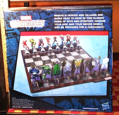 Marvel chess game, 2015, New in factory sealed box, by Hasbro - Image 1 of 4