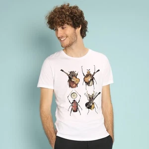 T-shirt homme personnalisé manches courtes imprimé en France couleur blanc - Imagen 1 de 52