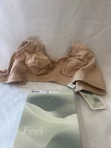 Amoena 2167 Marlena Seamless Soft Cup Pocketed Mastectomy Bra US 38B Nude - Picture 1 of 4