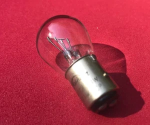 TOSHIBA • NOS 6V 17/5.3W Taillight Bulb Honda PC50 Z50A S65 C70 CT70 CL70 SL70 - Picture 1 of 1