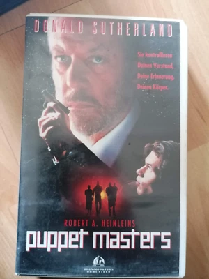 VHS Rarität: ROBERT A. HEINLEIN´S  PUPPET MASTERS (1994) MIT DONALD SUTHERLAND - Bild 1 von 2