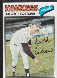 1977 TOPPS BASEBALL DICK TIDROW #461 YANKEES EX/EX+ *55111 - Picture 1 of 1