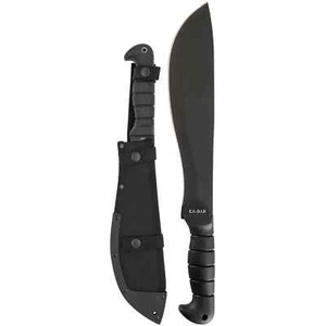 KA-BAR 16.5" Fixed Blade Cutlass Machete w/ Sheath - Black - Picture 1 of 2